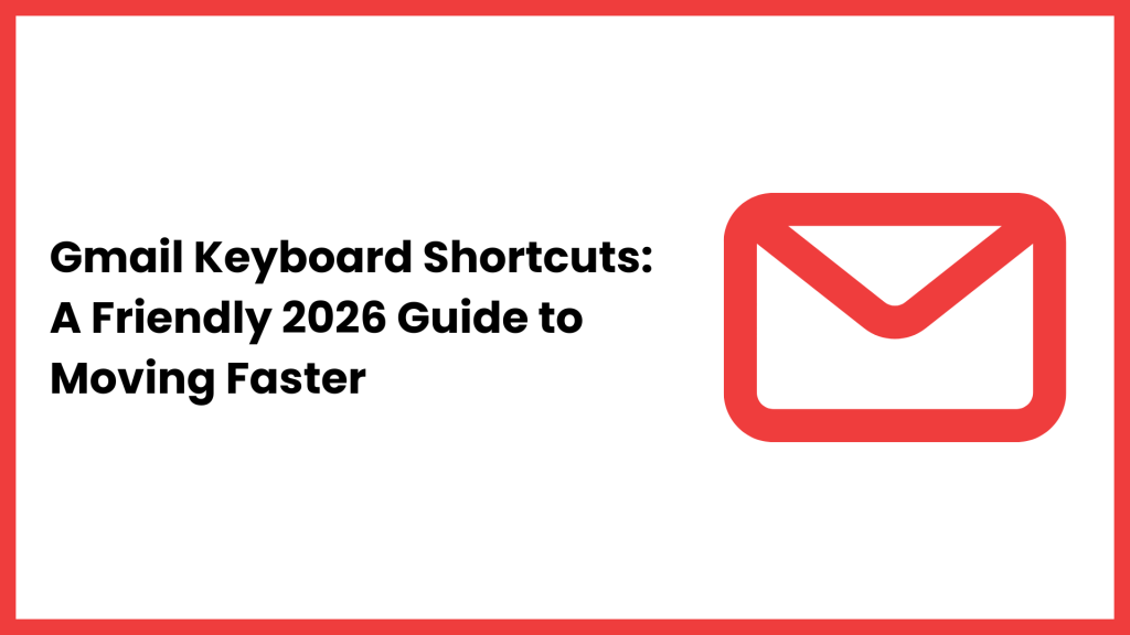 Gmail Keyboard Shortcuts: A Friendly 2026 Guide to Moving Faster