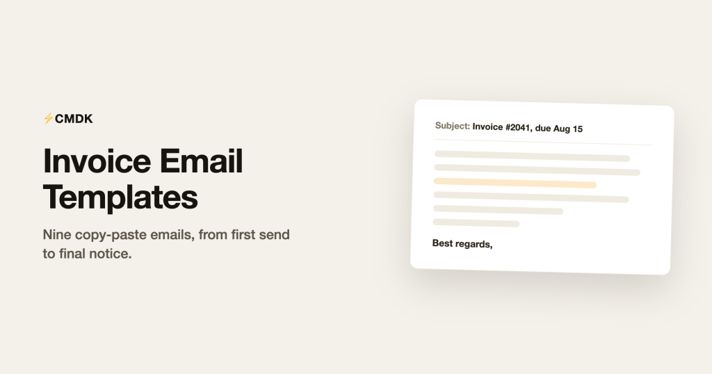 Invoice Email Template: 9 Copy-Paste Examples, From Send to Past Due
